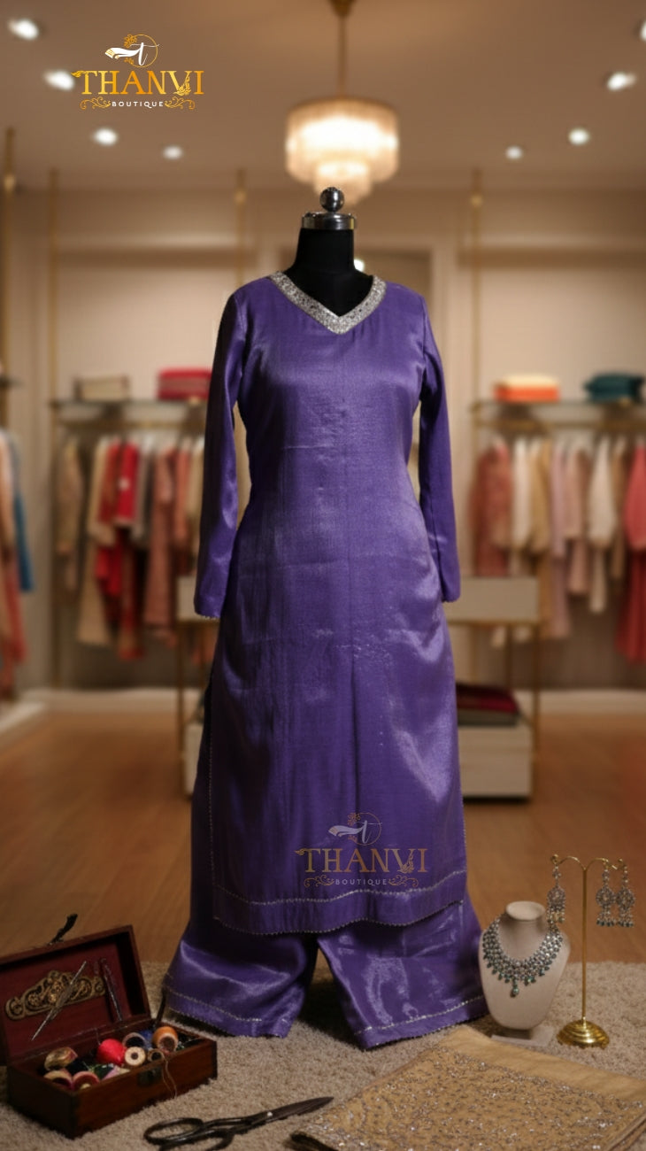 Royal Violet Kurti