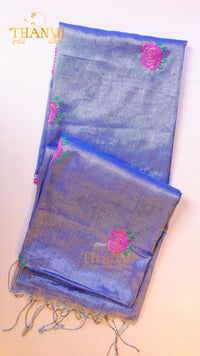 Dual Tissue EMB Saree