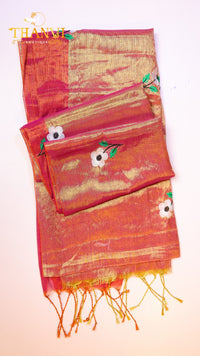 Dual Tissue EMB Saree