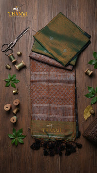 Tissue Linen Saree
