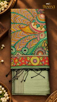 Modal Kalamkari Saree
