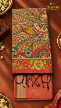 Modal Kalamkari Saree
