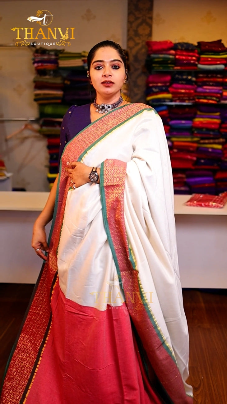 Double Layer Modal Cotton Saree