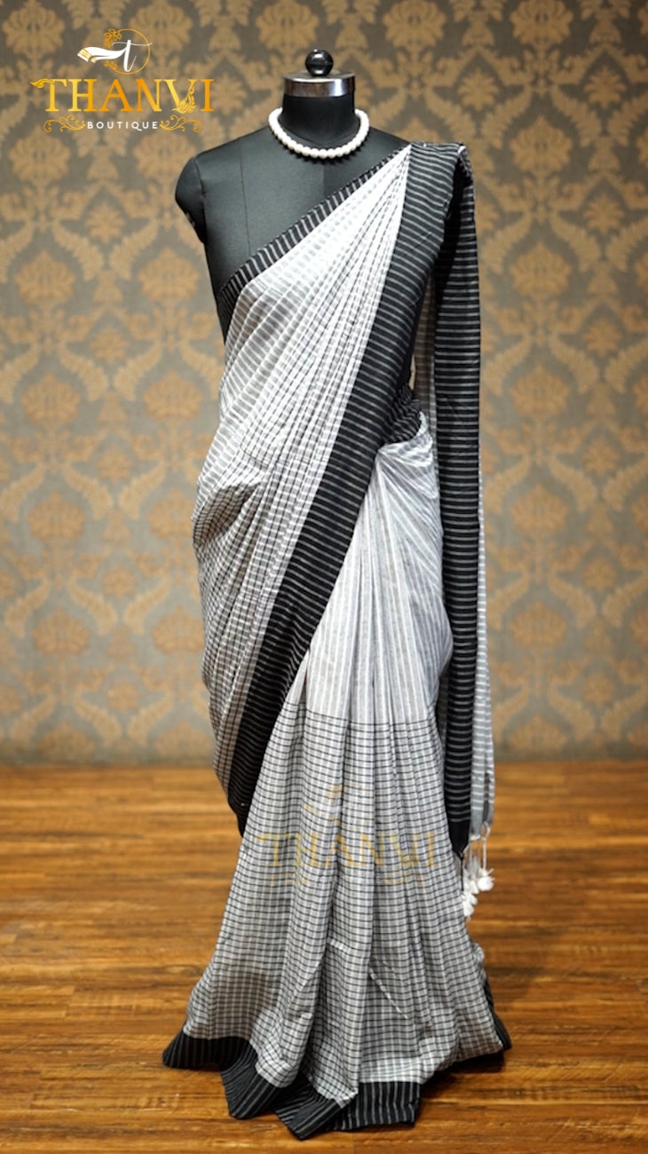 Checks Cotton Saree
