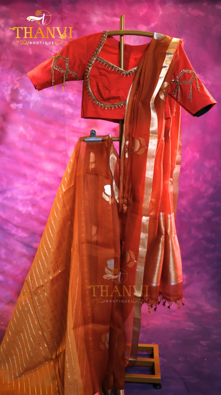Pure Banarasi Raw Silk
