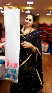 Cotton Linen Saree