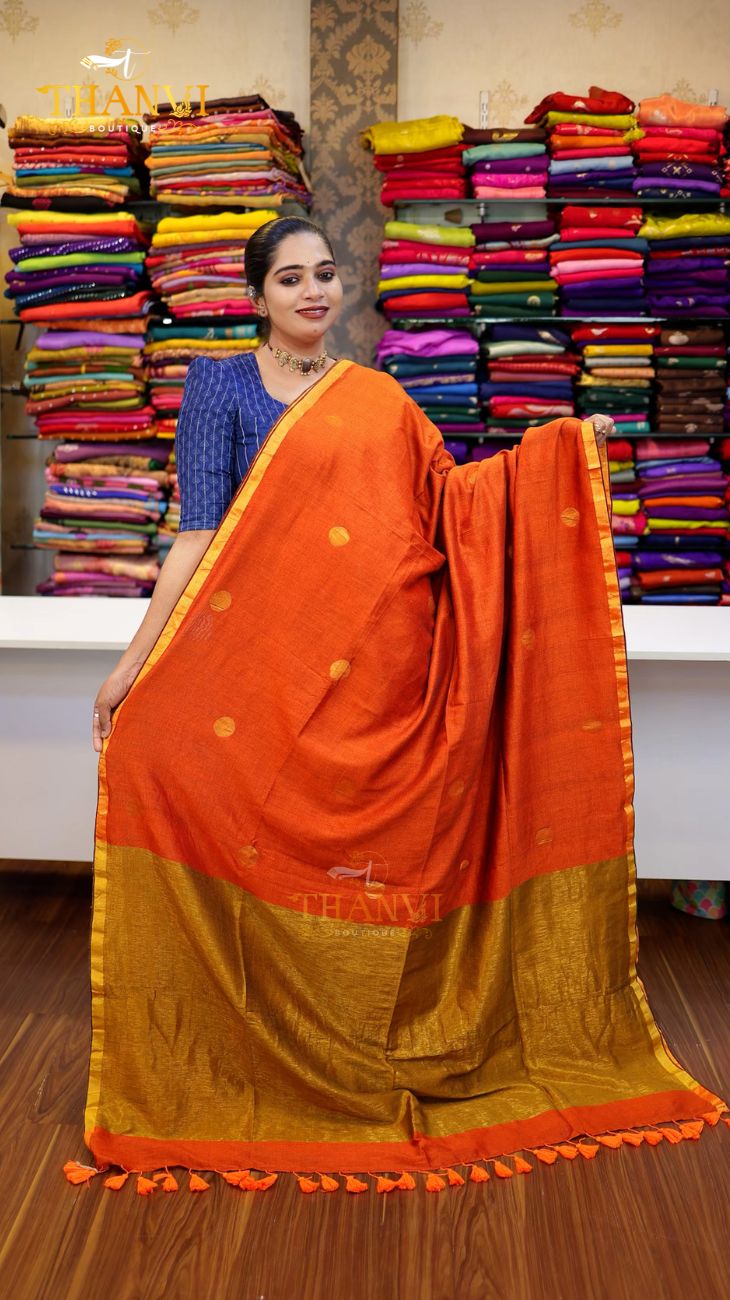 Mashru Cotton Silk Saree
