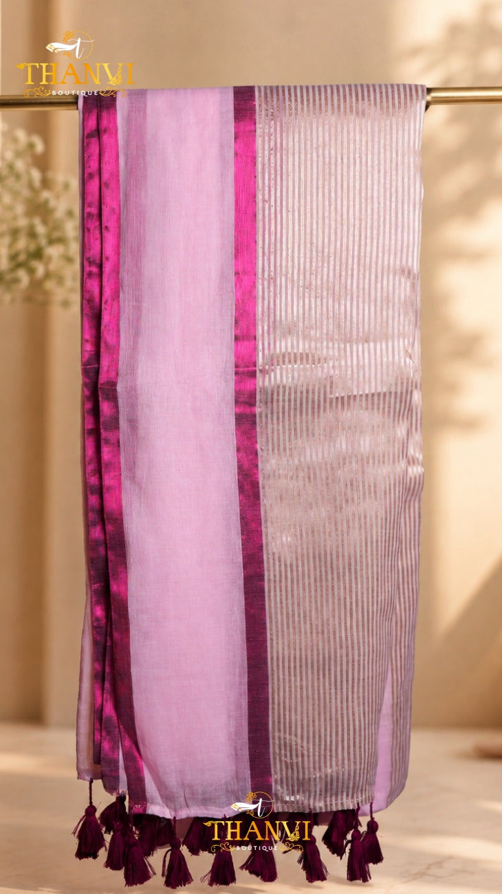 Poppins Pink Saree