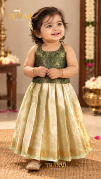Brocade Tissue Pavadai Sattai