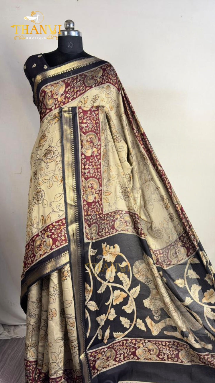 Luxury Kalamkari Saree
