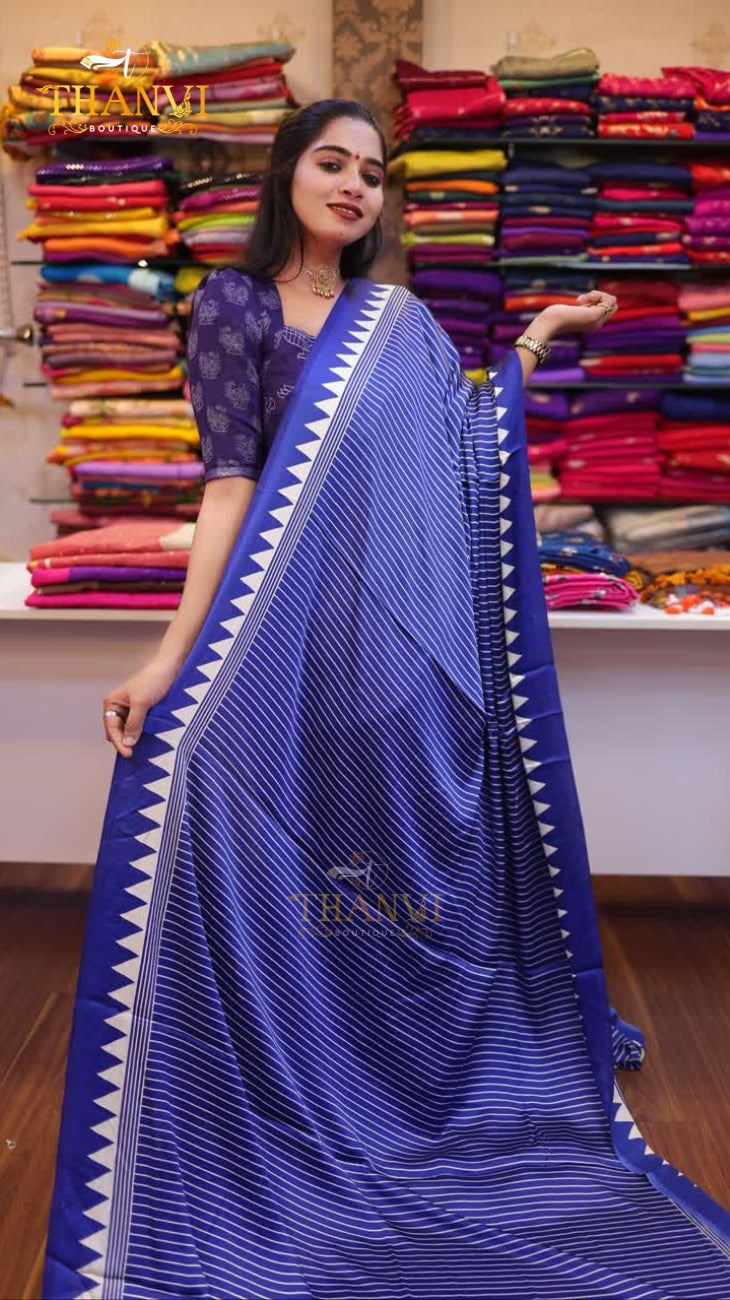 Semi Modal Silk Saree