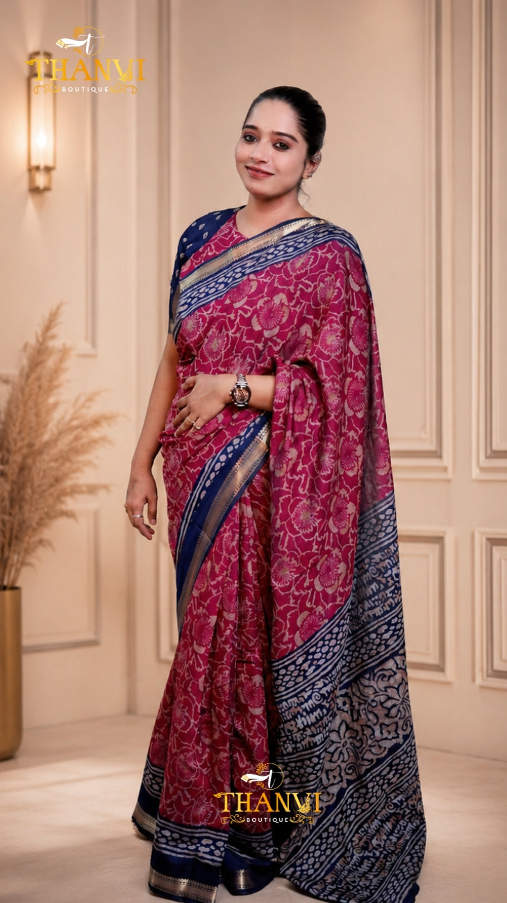 Butter silk Saree