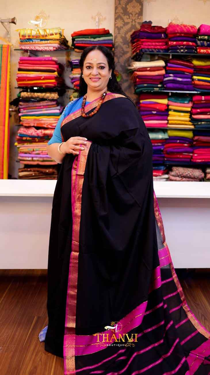 String Border Saree