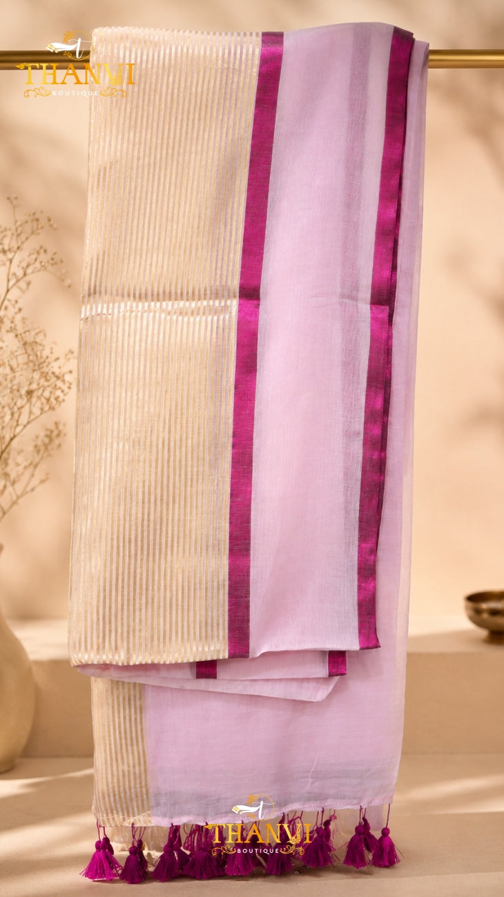 Poppins Pink Saree