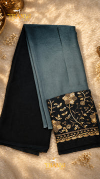 Dual Shade Georgette Saree