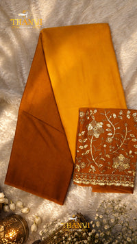 Dual Shade Georgette Saree