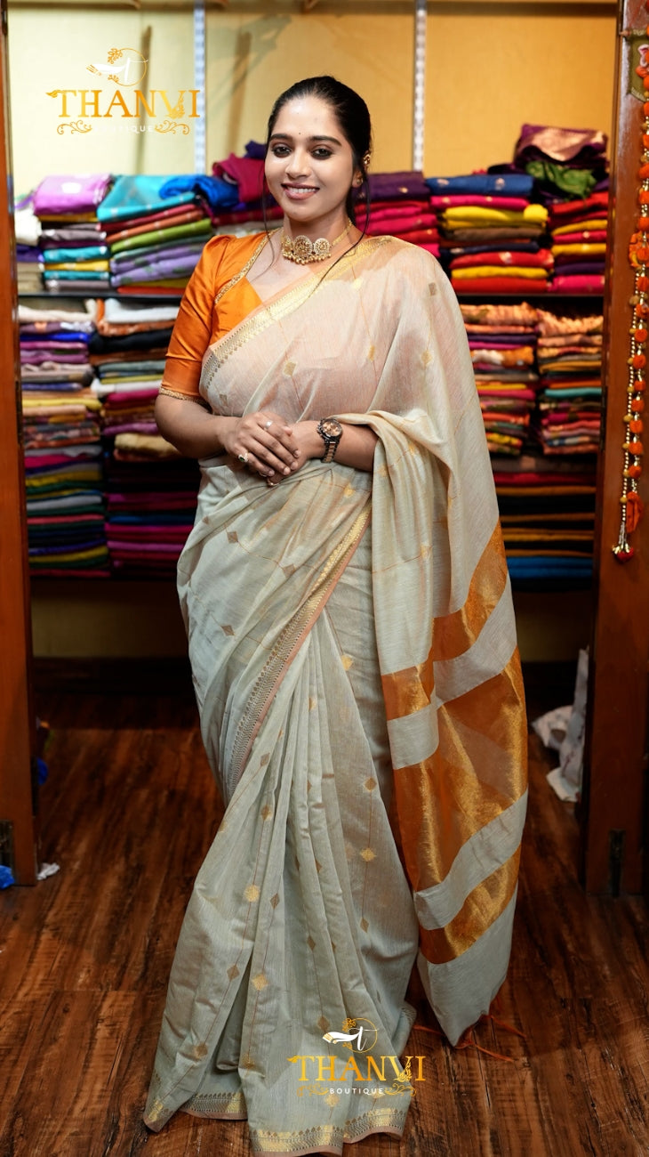 Maheshwari Silk Cotton Saree