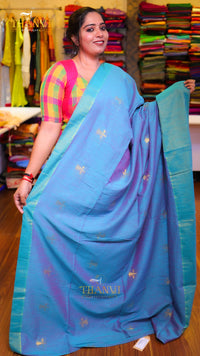 Zari Emb Stripes Border