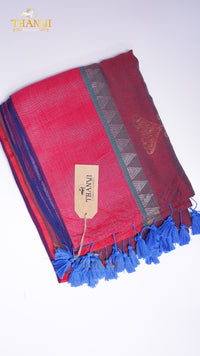 Zari Emb Stripes Border