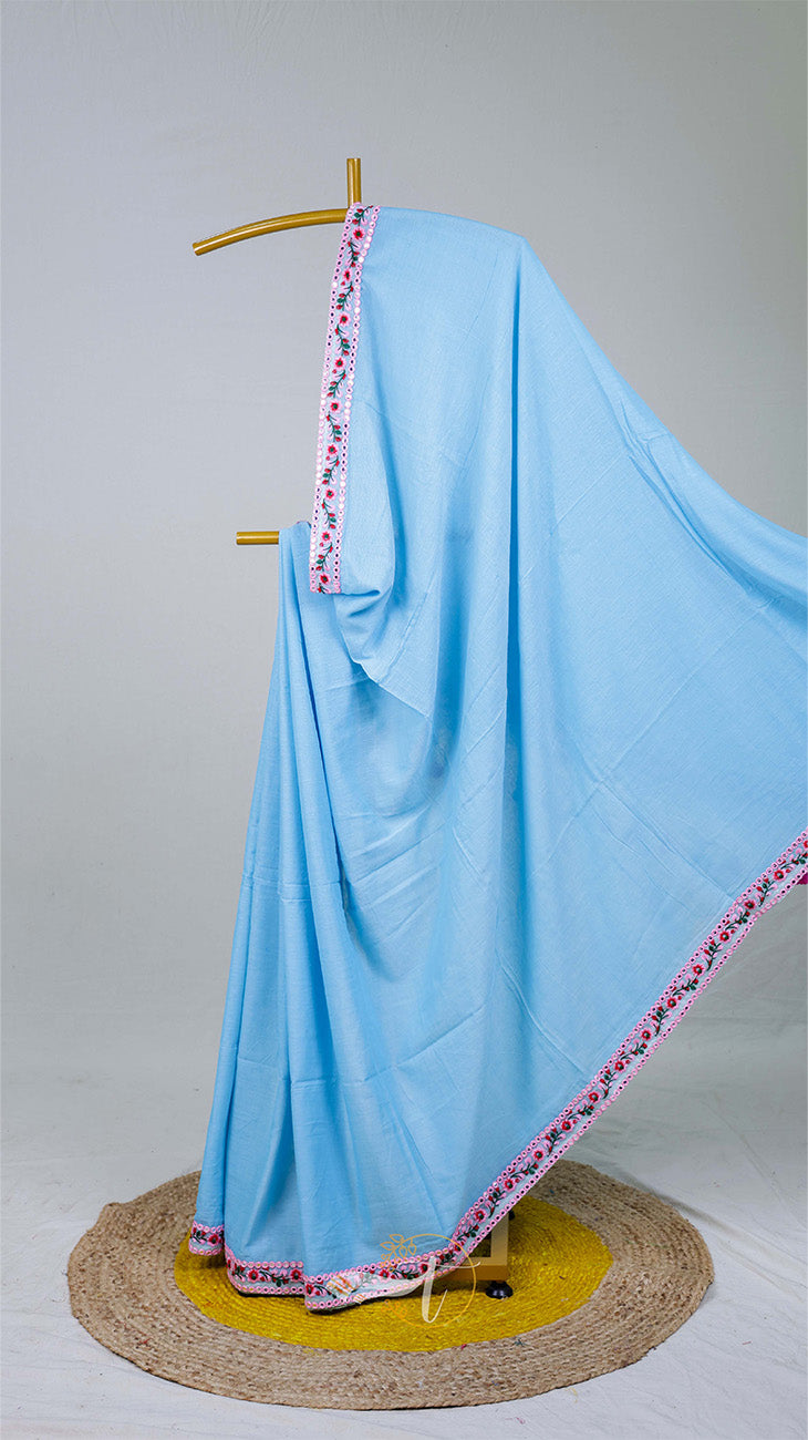 Q Lace Border Saree