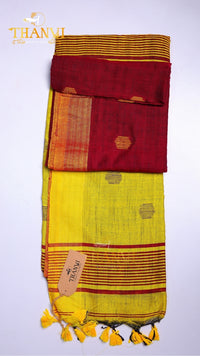 Butta Linen Saree