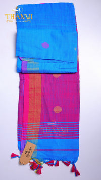 Butta Linen Saree