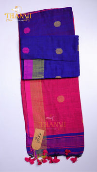Butta Linen Saree