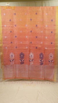Copper Tissue Saree
