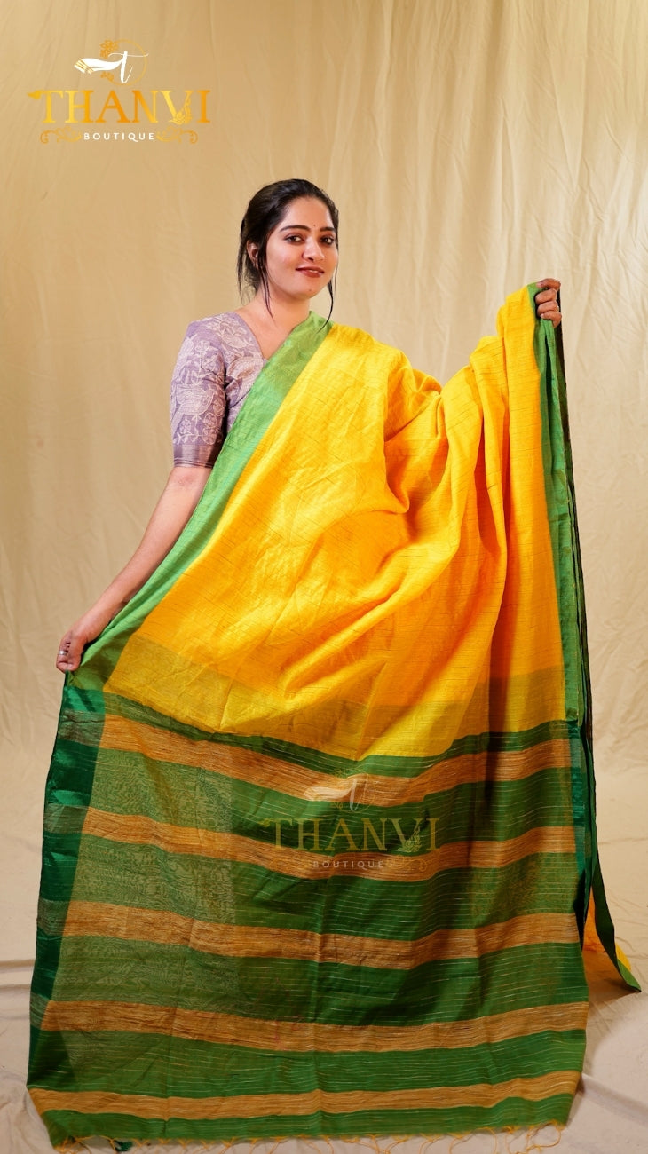 Cotton silk saree
