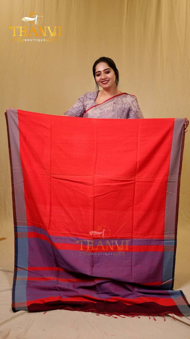 Cotton silk saree