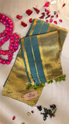 Crushed Tissue Cotton Saree