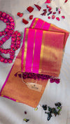 Crushed Tissue Cotton Saree