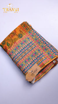 Crushed Tissue Saree