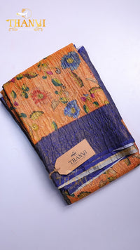 Crushed Tissue Saree