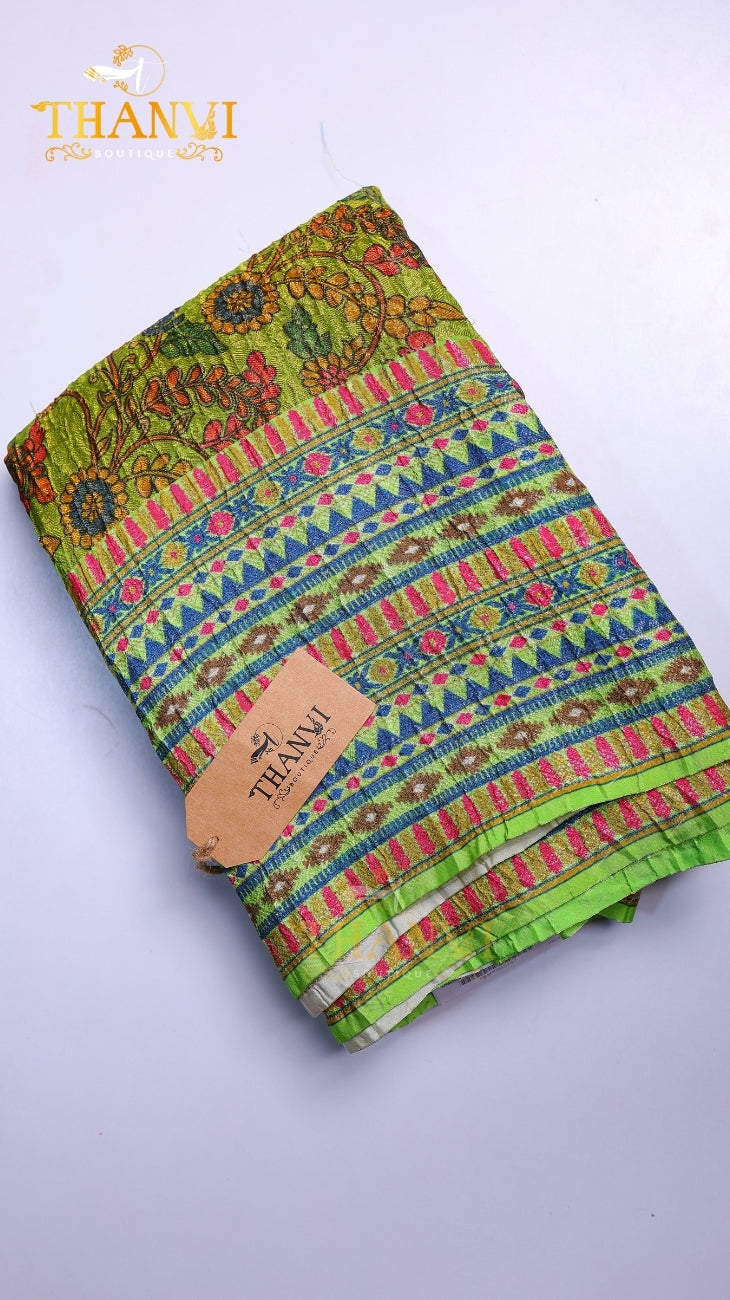 Crushed Tissue Saree