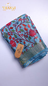 Crushed Tissue Saree