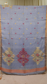 Crystal Linen Saree