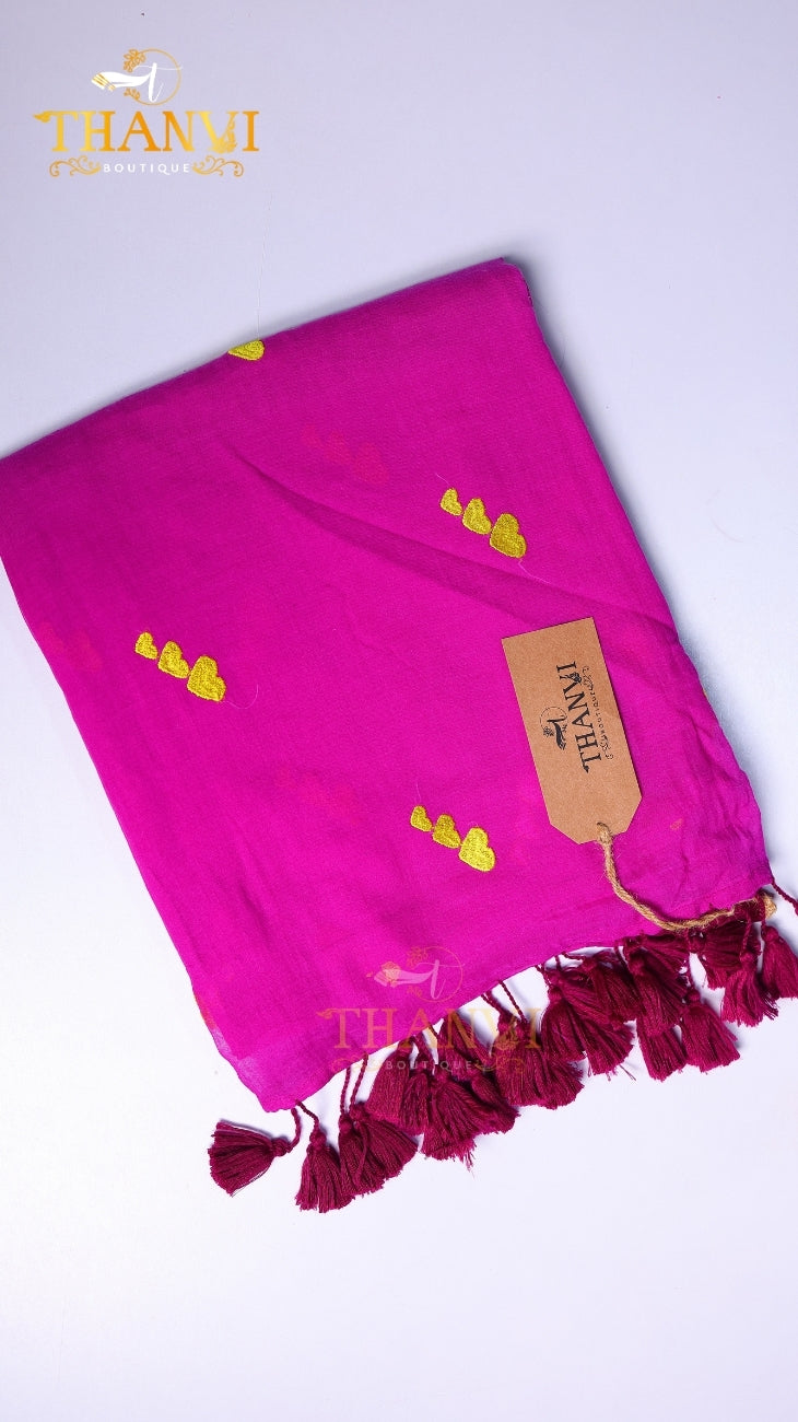 Femb Linen Cotton Saree