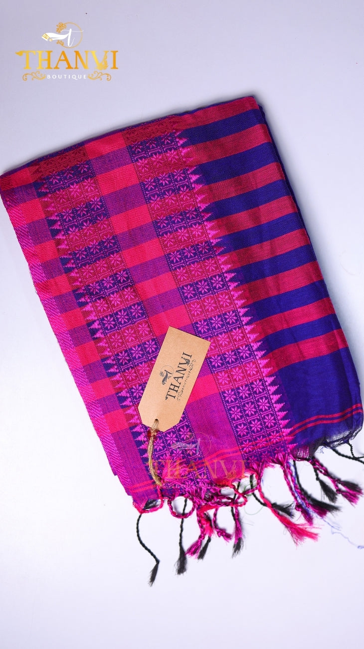 G/J Temple Border Saree