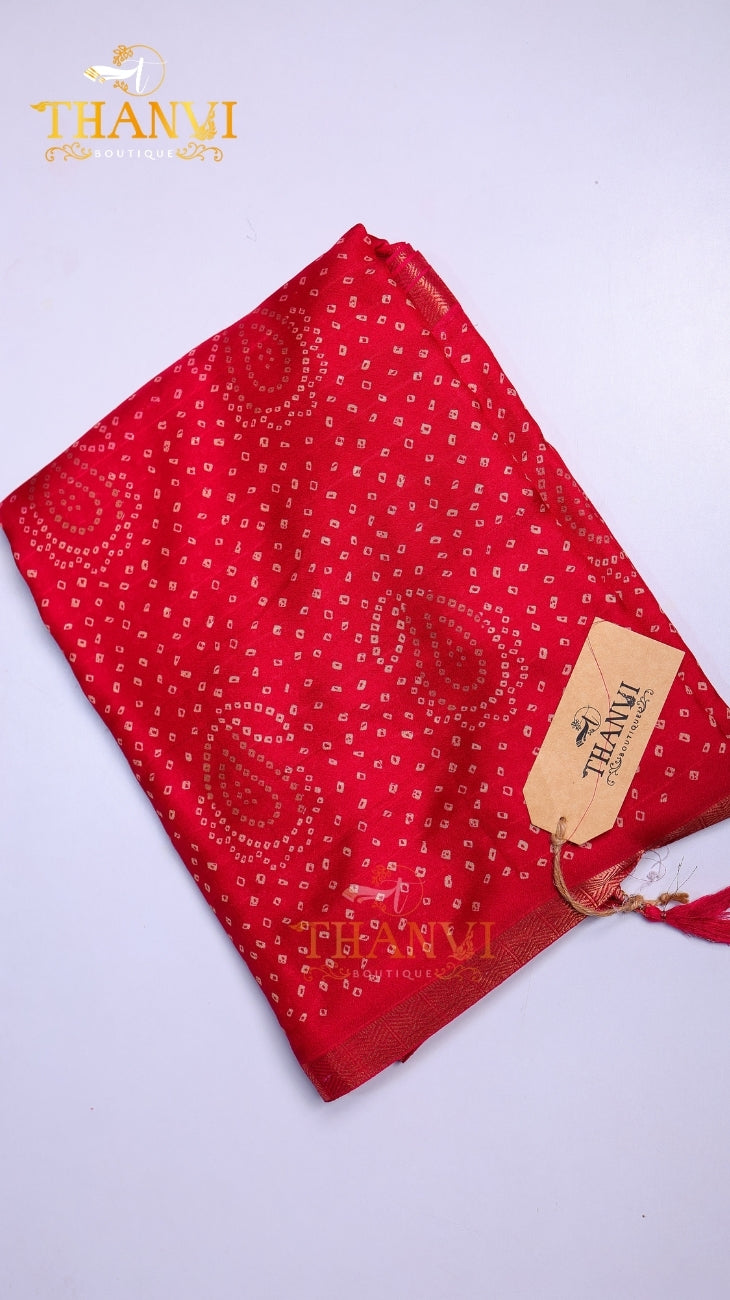 Georgette chiffon saree