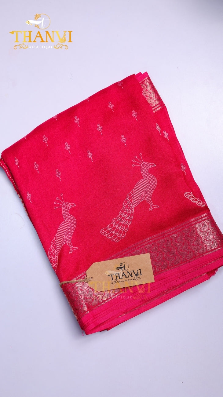 Georgette chiffon saree