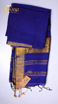 Linen Zari Big Border