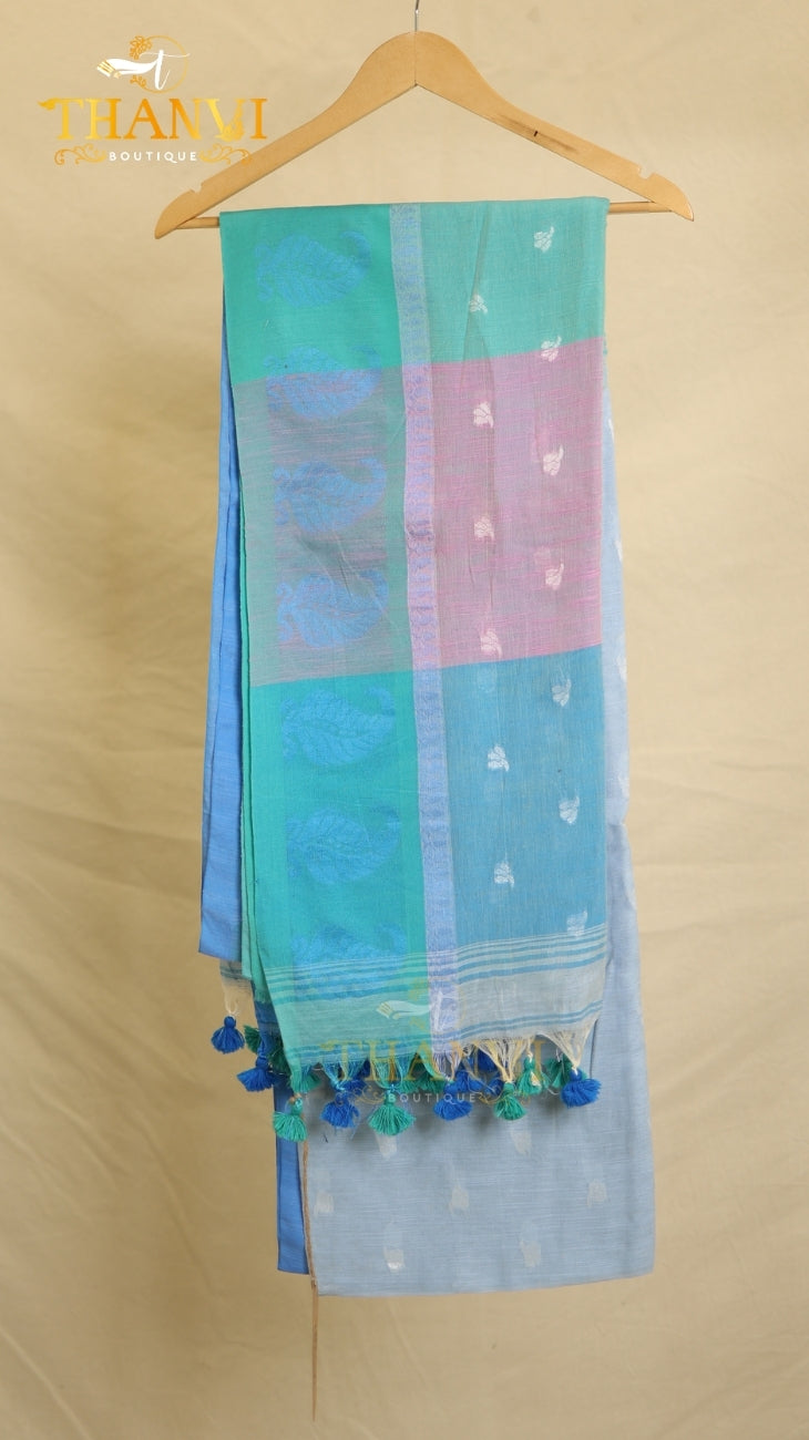 Linen Cotton Saree