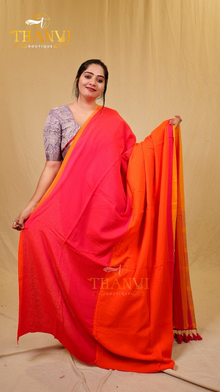 Linen Cotton Saree