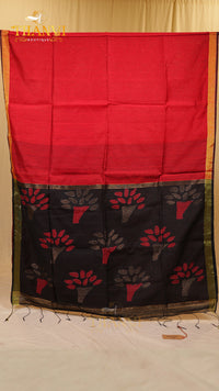 Linen Cotton Saree