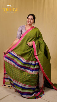 Linen Cotton Saree