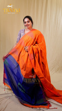 Linen Cotton Saree