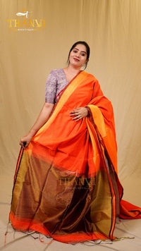 Linen Cotton Saree