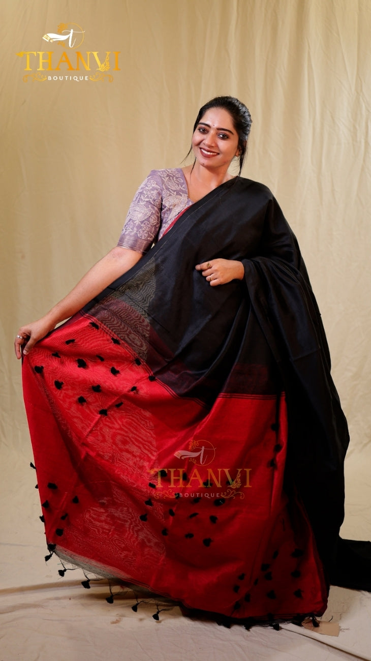 Linen Cotton Saree