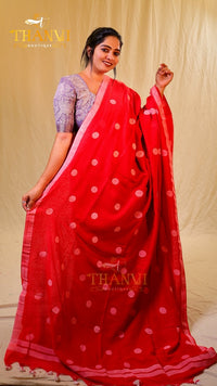 Linen Cotton Saree